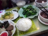 One of the set dinners available