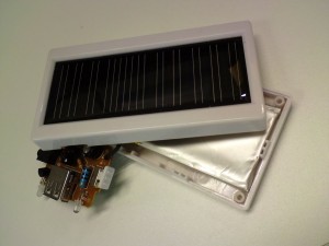 Solar Battery Charger Opened