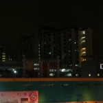 The firecrackers in position, just before the countdown.