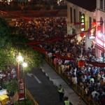 Just after the countdown. Look at the crowd!!!!