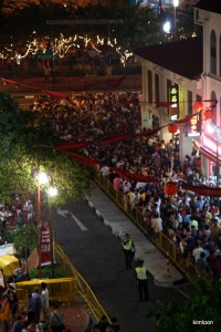 Just after the countdown. Look at the crowd!!!!